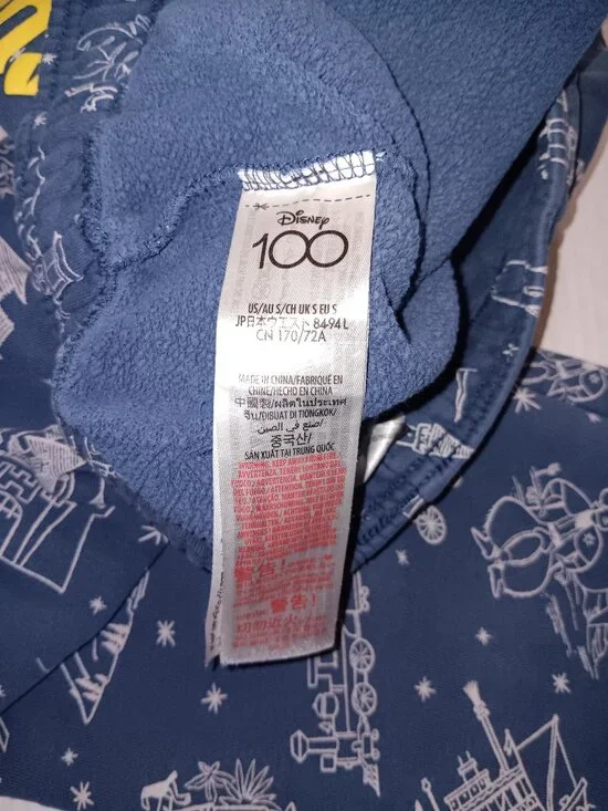 DISNEY'S DISNEYLAND WOMEN'S GRAPHIC SWEATPANTS BLUE SIZE SMALL - Picture 12 of 13